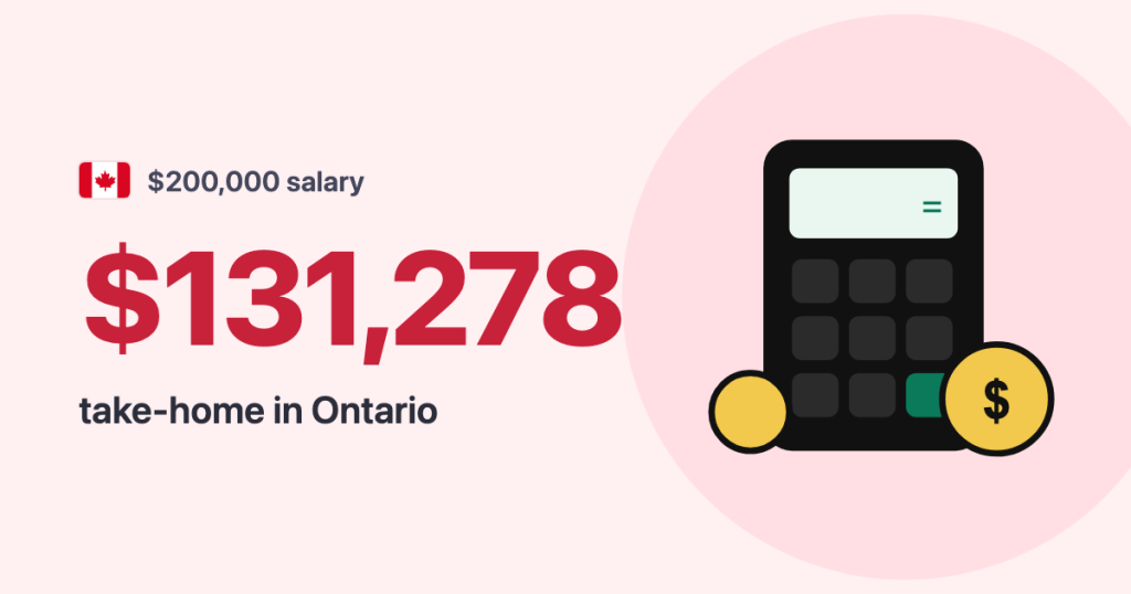 $200,000 salary · Canada: $131,278 take-home in Ontario